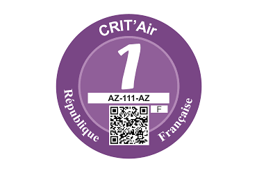 VIGNETTE CRIT’AIR 1 Evolution de la règlementation