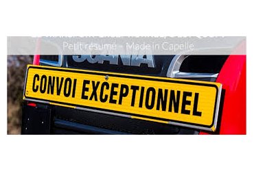  TRANSPORTS EXCEPTIONNELS ... création d’une cartographie