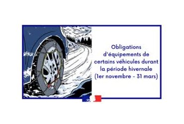 PNEUS HIVER - L’obligation démarre au 1er Novembre 2023